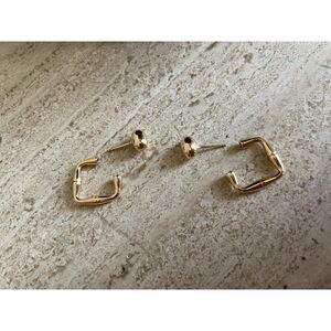 Beckhill Co. Bamboo Hoop Earrings